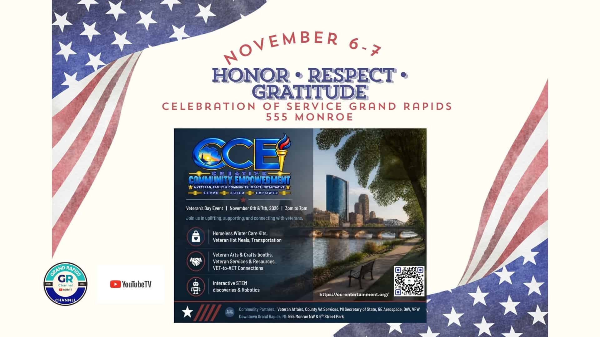 Celebration of Service – November 6-7 in Grand Rapids – Creative Community Entertainment